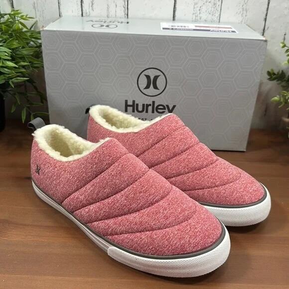 Hurley Women's Arlo Puff Slip On Clog Shoes Size 7 - Picture 1 of 6